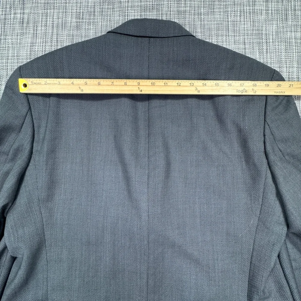 Calvin Klein Blazer Mens 44R Gray Wool Three Button Lined Sport Coat Canada